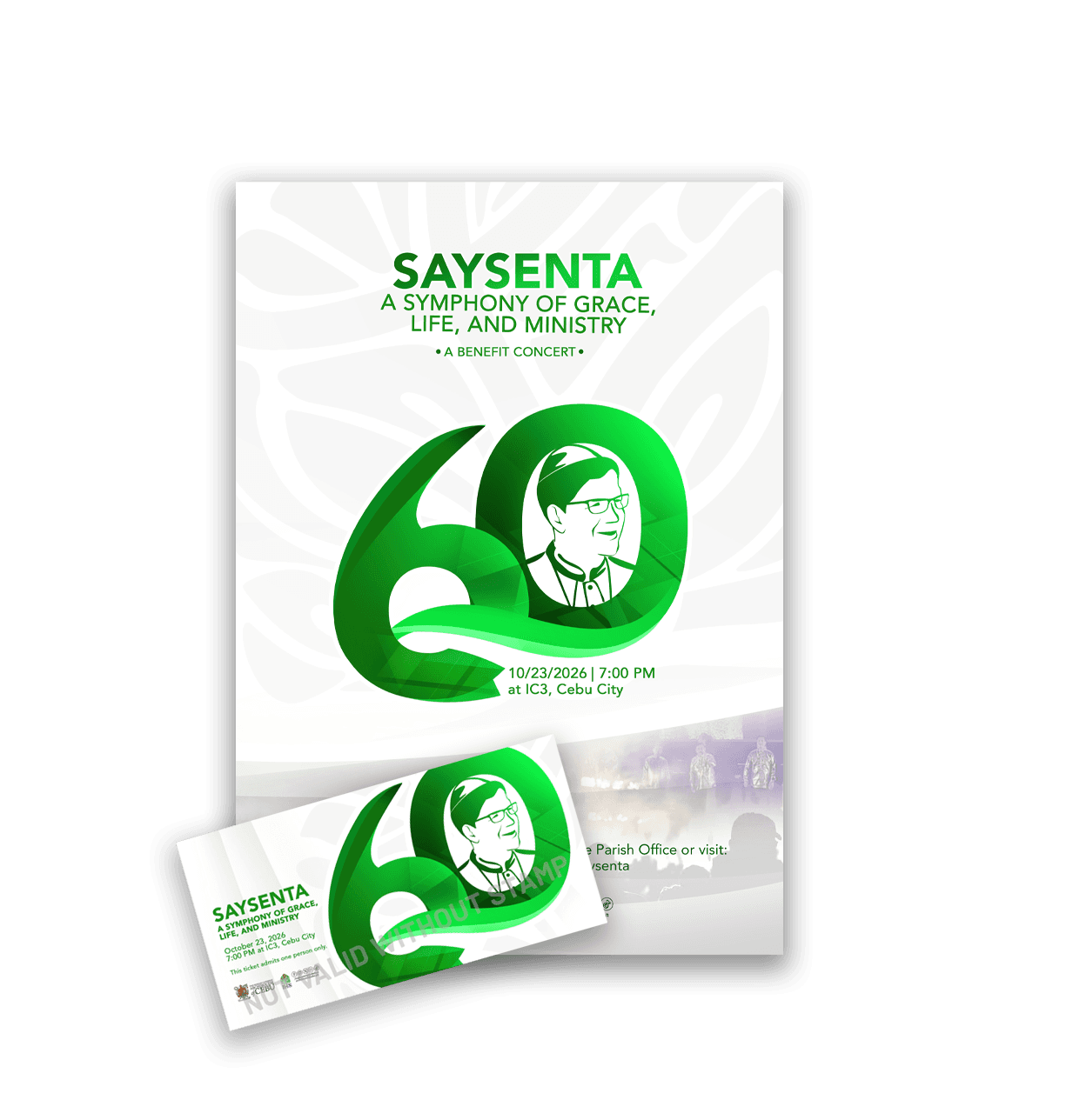 SAYSENTA: A Symphony of Grace, Life, and Ministry poster and ticket